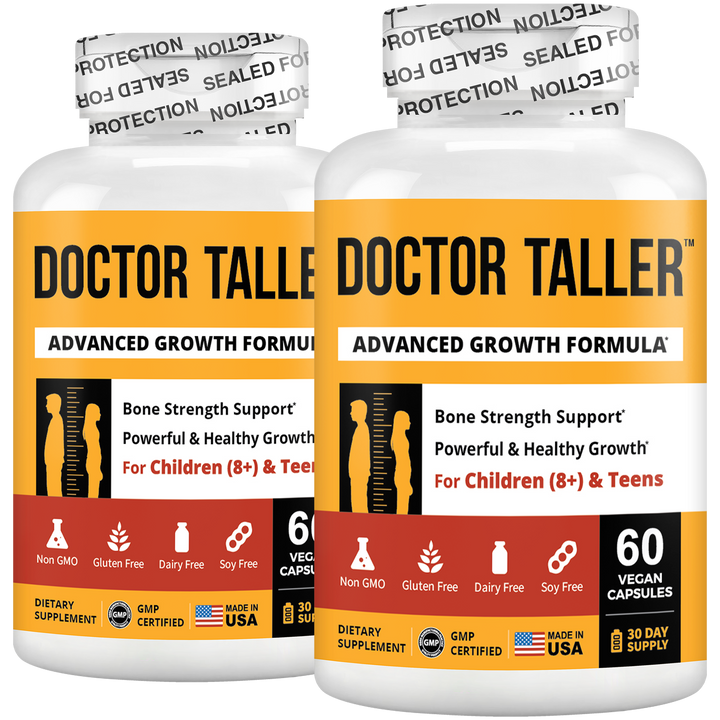 Doctor Taller, For Children (8+) & Teens, 60 Vegan Capsules - NuBest Nutrition®