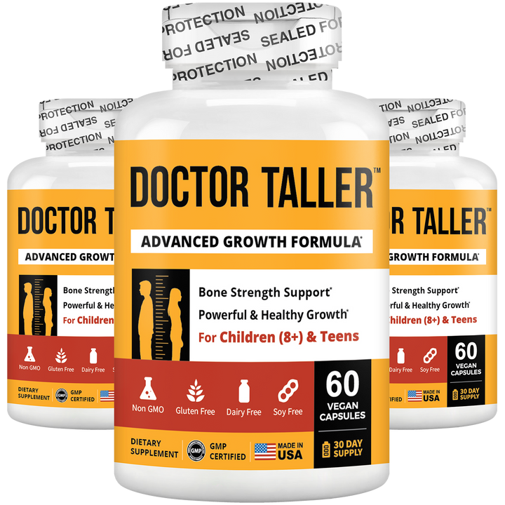 Doctor Taller, For Children (8+) & Teens, 60 Vegan Capsules - NuBest Nutrition®