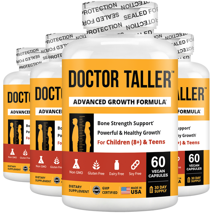 Doctor Taller, For Children (8+) & Teens, 60 Vegan Capsules - NuBest Nutrition®
