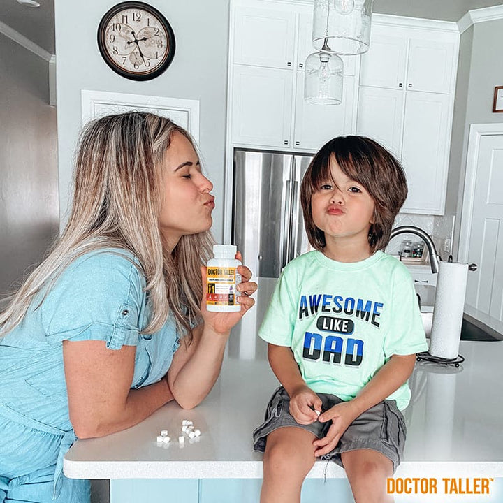 Doctor Taller Kids, Grape Multivitamins, Ages 2-9, 60 Vegan Chewables - NuBest Nutrition®